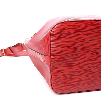 Louis Vuitton Epi Petit Noe Castillan Red 6 of 9