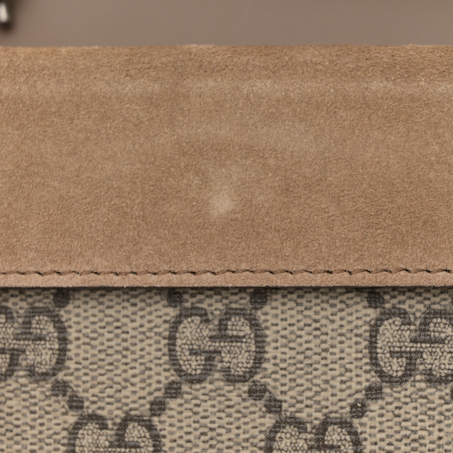 Gucci GG Supreme Monogram Super Mini Dionysus Shoulder Bag Taupe 10 of 12