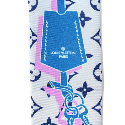 Louis Vuitton Silk Monogram Rising Confidential BB Bandeau Denim 3 of 11