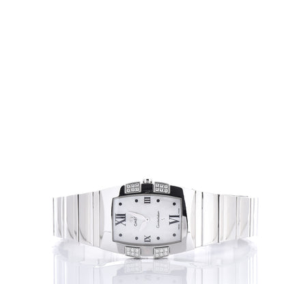 Omega Stainless Steel Diamond Mother of Pearl 25mm Constellation Quadrella Quartz Watch 1586.70.00 3 of 7