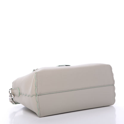 Fendi Vitello Dolce Scalloped Studded Medium By The Way Boston Bag Latte 3 of 9