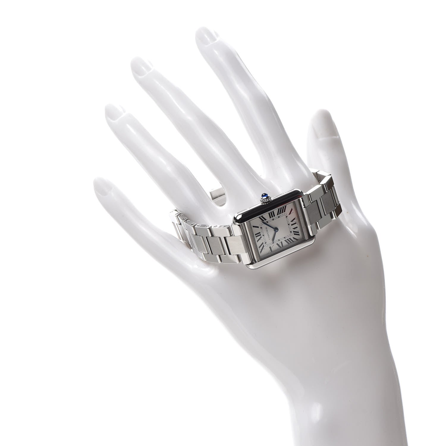 Cartier Stainless Steel 24mm Tank Solo Quartz Watch 2 of 8