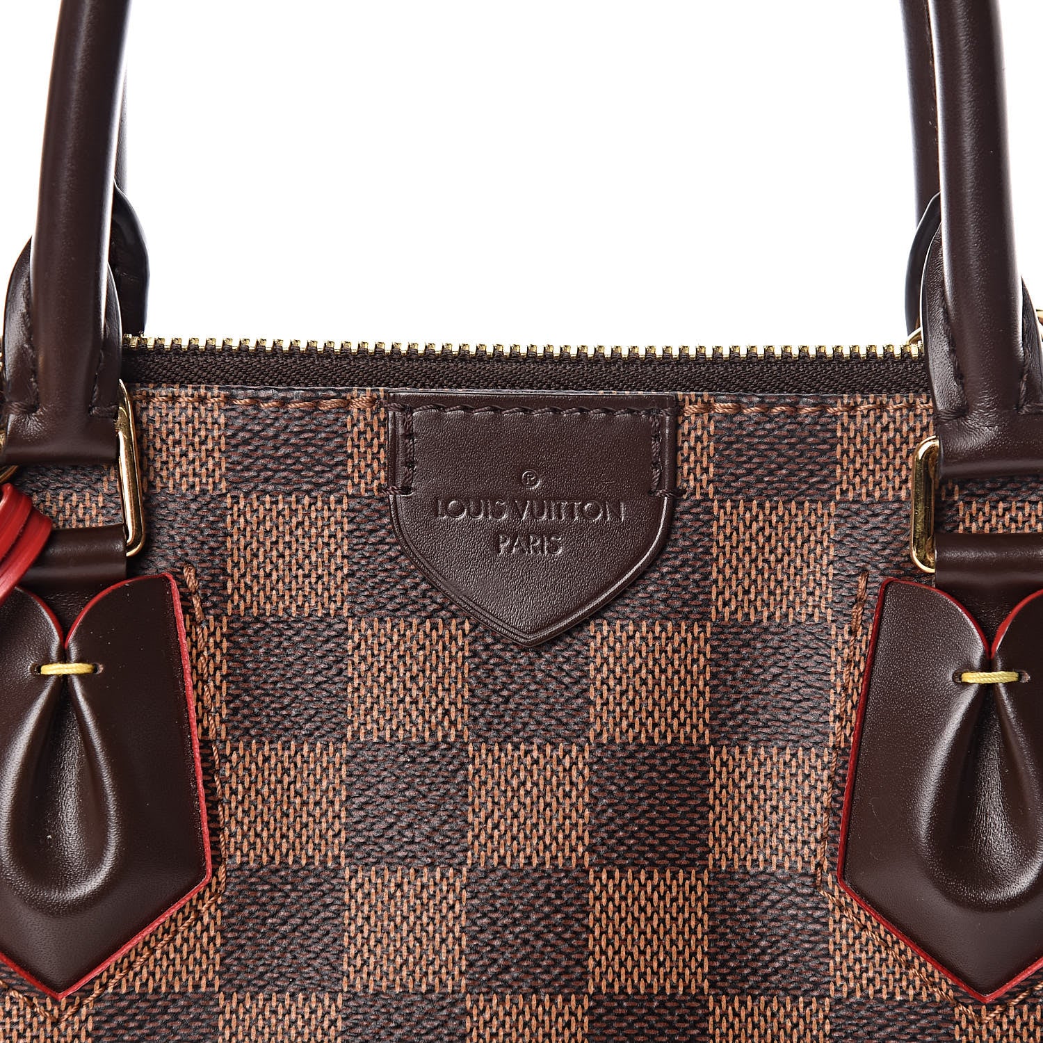Louis Vuitton Damier Ebene Caissa Tote PM Cherry 8 of 10