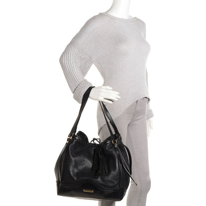 Burberry Pebbled Leather Large Canterbury Tote Black 4 of 11