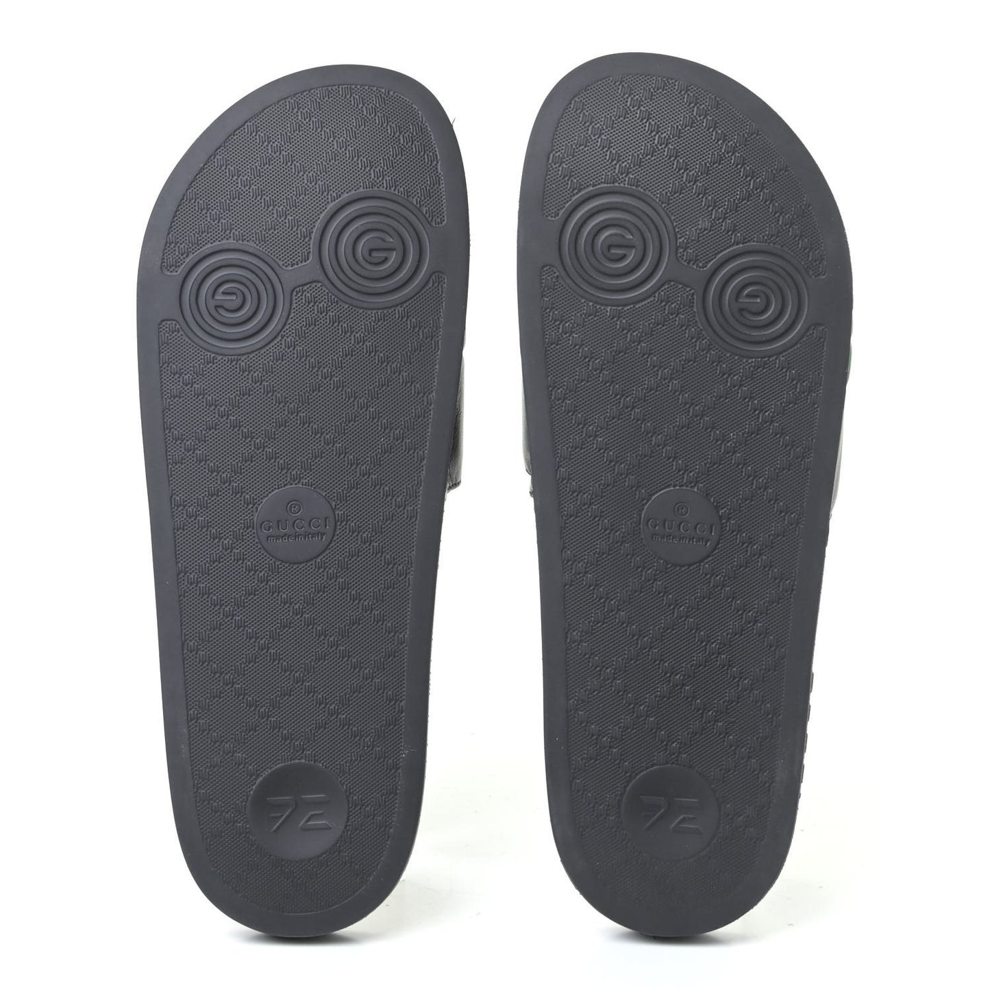 Nappa Original Gucci Mens Slide Sandals 10 Black