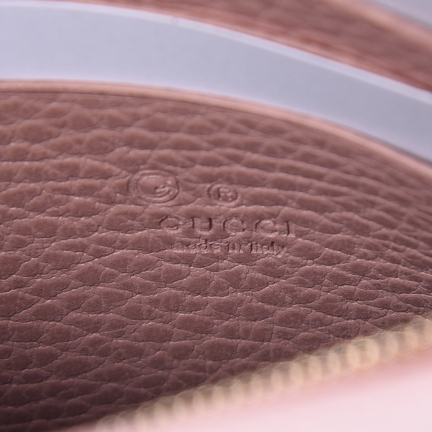 Dollar Calfskin Medium Betty Chain Wallet Soft Pink