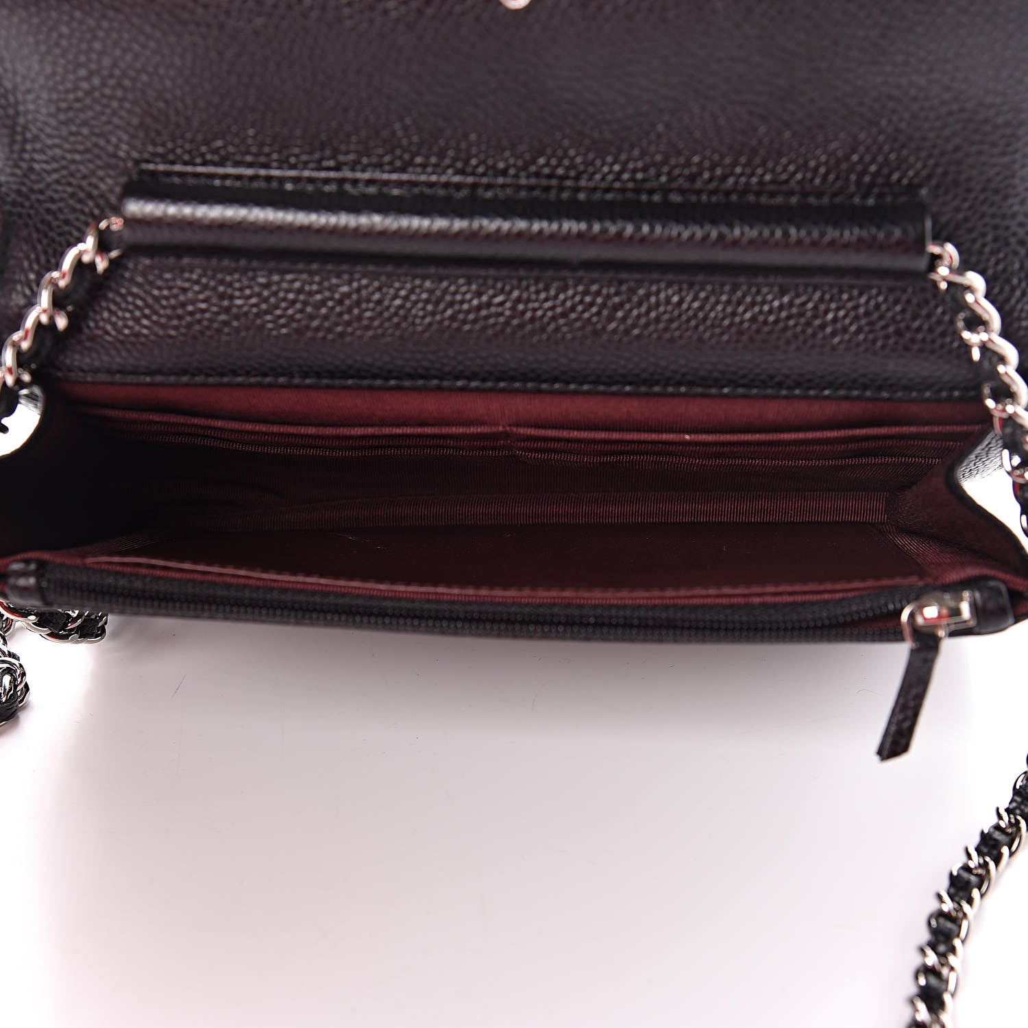 Chanel Caviar Quilted Wallet On Chain WOC Black 5 of 13