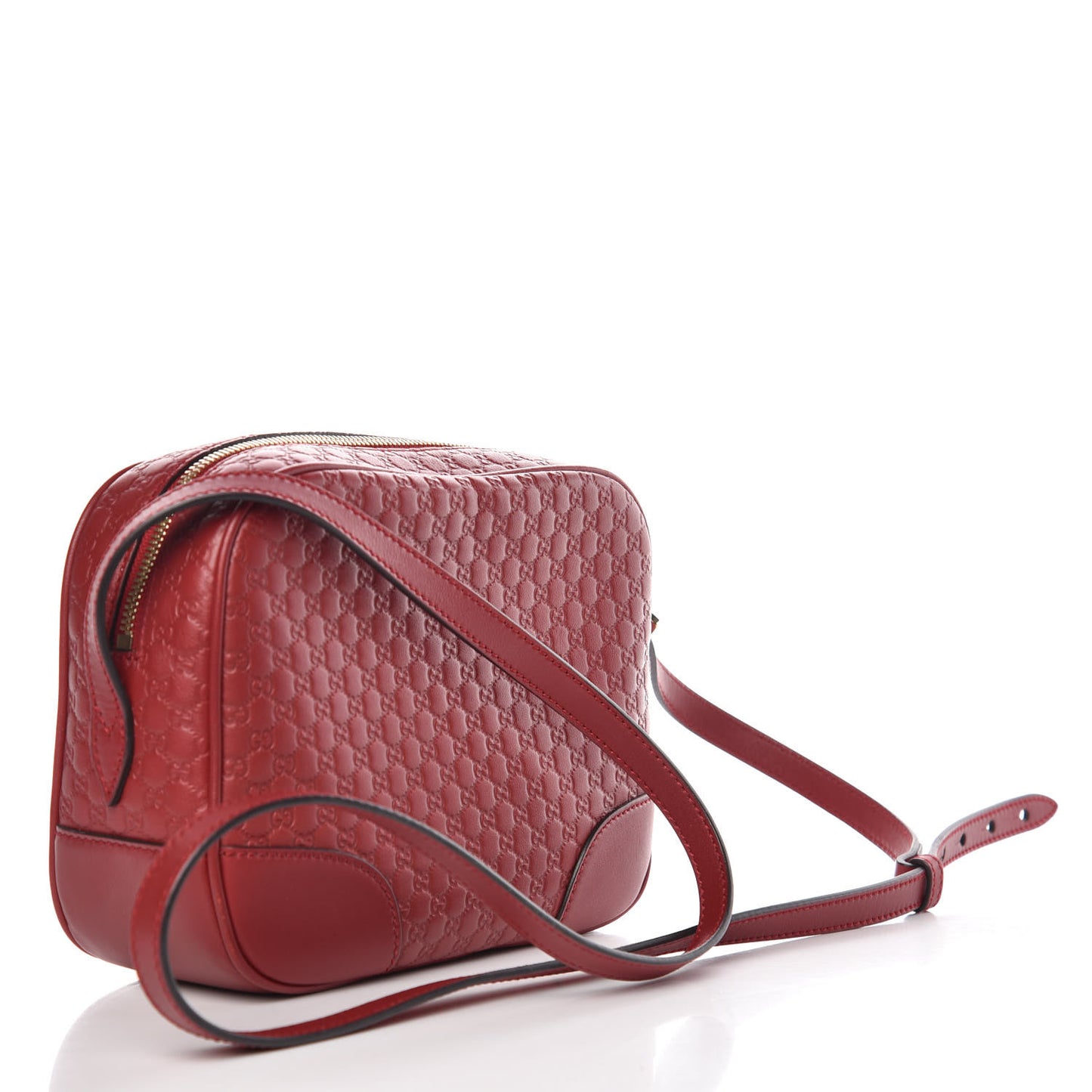 Microguccissima Mini Bree Messenger Bag Red
