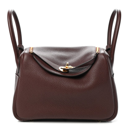 Hermes Taurillon Clemence Lindy 26 Havane 1 of 4
