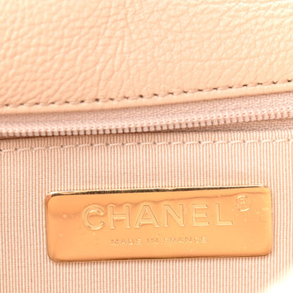 Chanel Calfskin Crochet Medium Chanel 19 Flap Beige 7 of 11