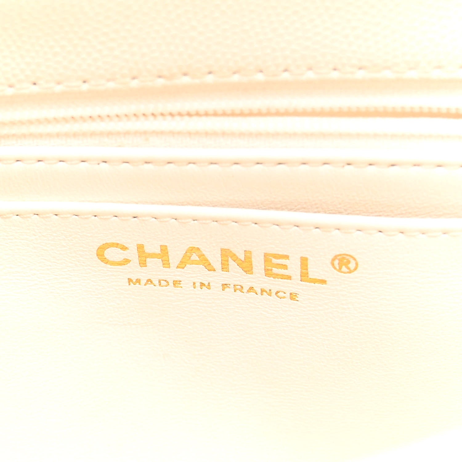 Chanel Caviar Quilted Mini Retro Twist Top Handle Flap White 6 of 10