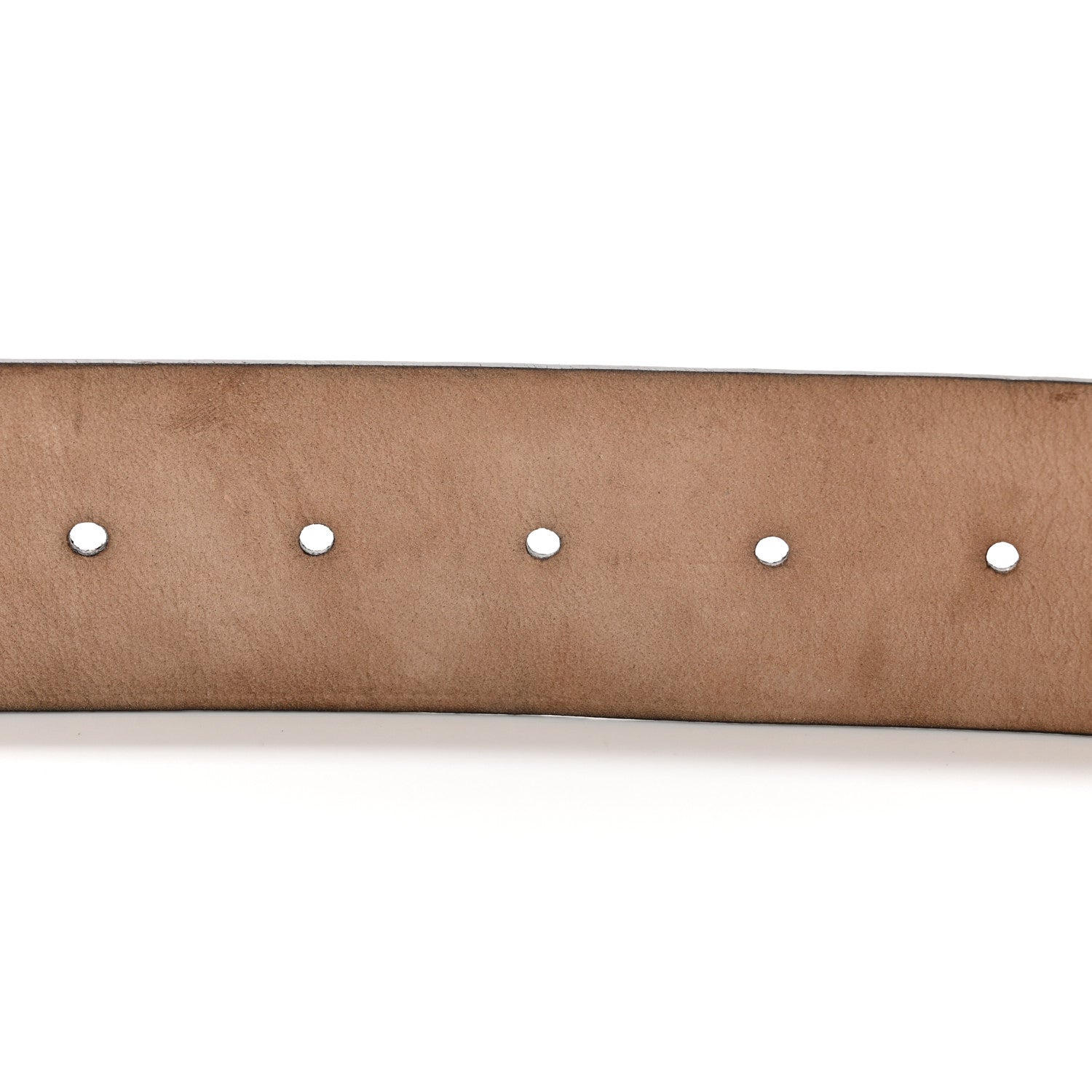 Gucci GG Supreme Monogram Niagara Lux Calfskin Interlocking G 40mm Belt 105 42 Beige Ebony Cocoa 5 of 5