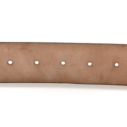 Gucci GG Supreme Monogram Niagara Lux Calfskin Interlocking G 40mm Belt 105 42 Beige Ebony Cocoa 5 of 5