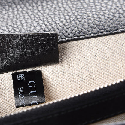 Gucci Pebbled Calfskin Small Dionysus Shoulder Bag Black 7 of 7
