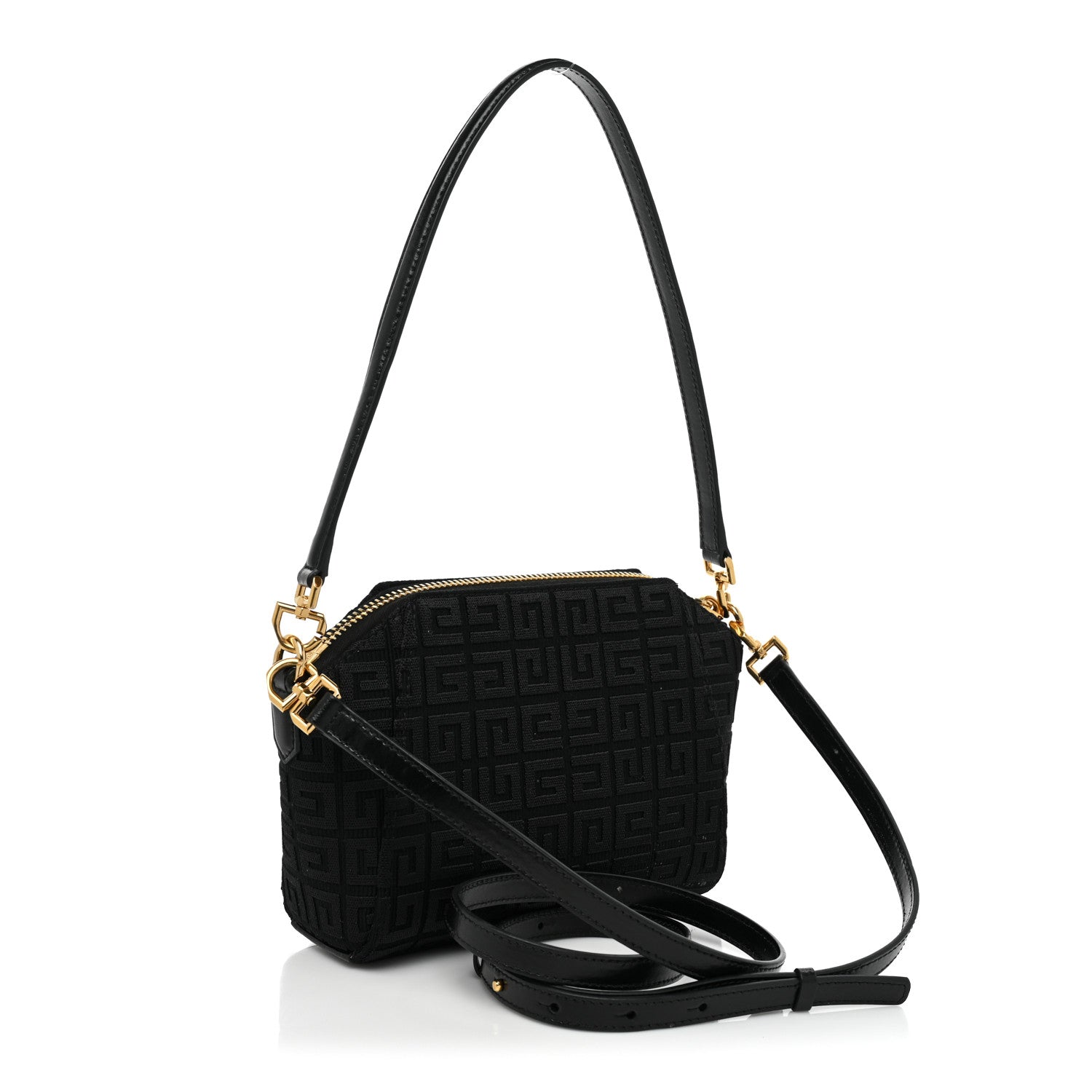 Givenchy Canvas Embroidered XS Antigona 4G Black 3 of 13