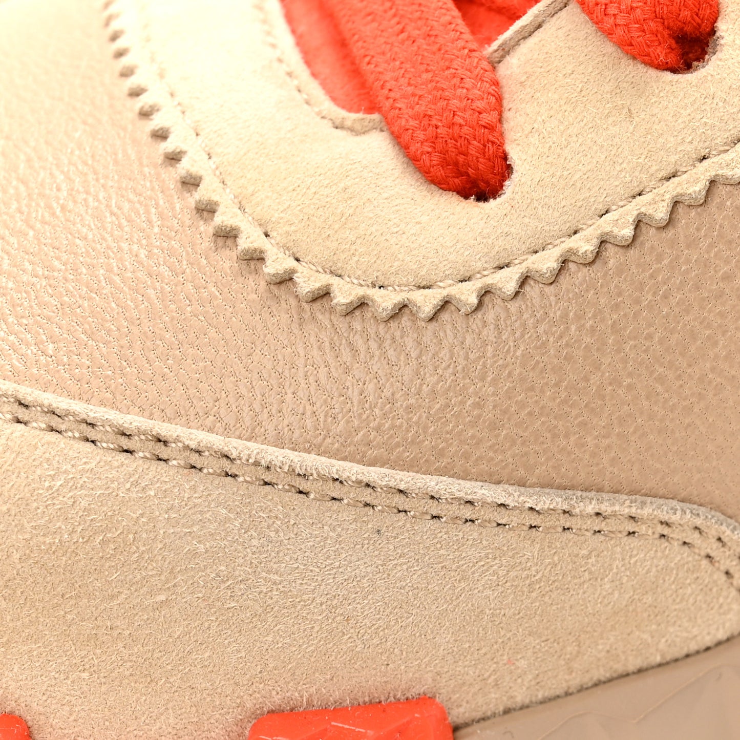 Goatskin Suede Bouncing Sneakers 36.5 Beige Sarrasin Sanguine