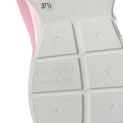 Gucci Calfskin Mystic Cat Rhyton Sneakers 37.5 Sugar Pink 5 of 7