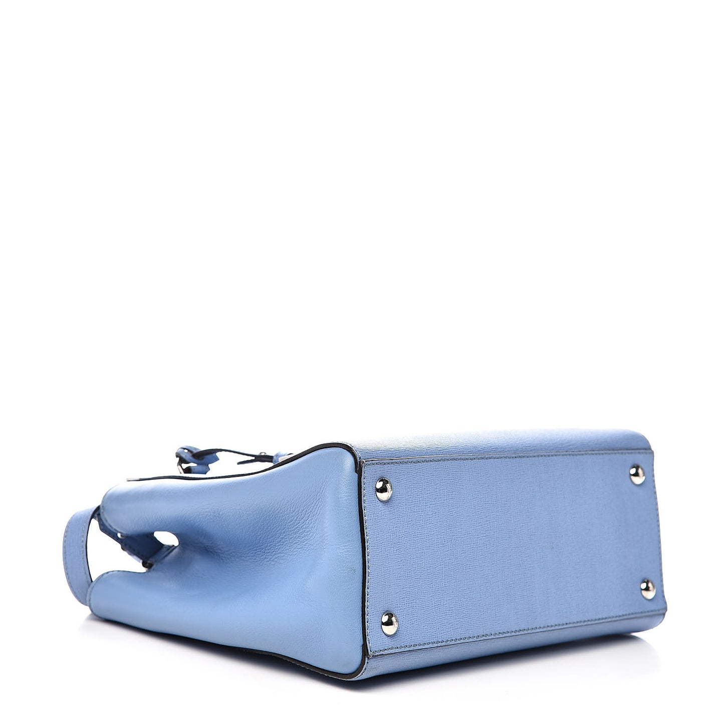 Vitello Elite Flamingo Petite 2Jours Tote Azzurro Nebula