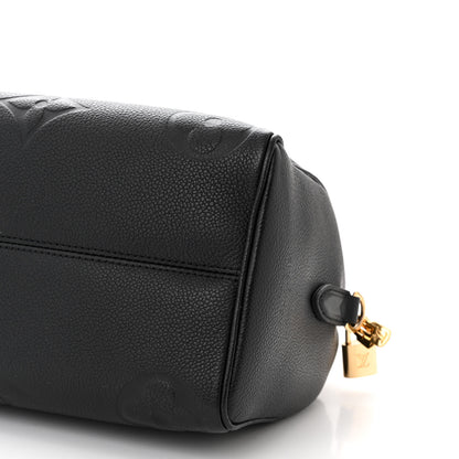 Louis Vuitton Empreinte Monogram Giant Speedy Bandouliere 25 Black 9 of 11