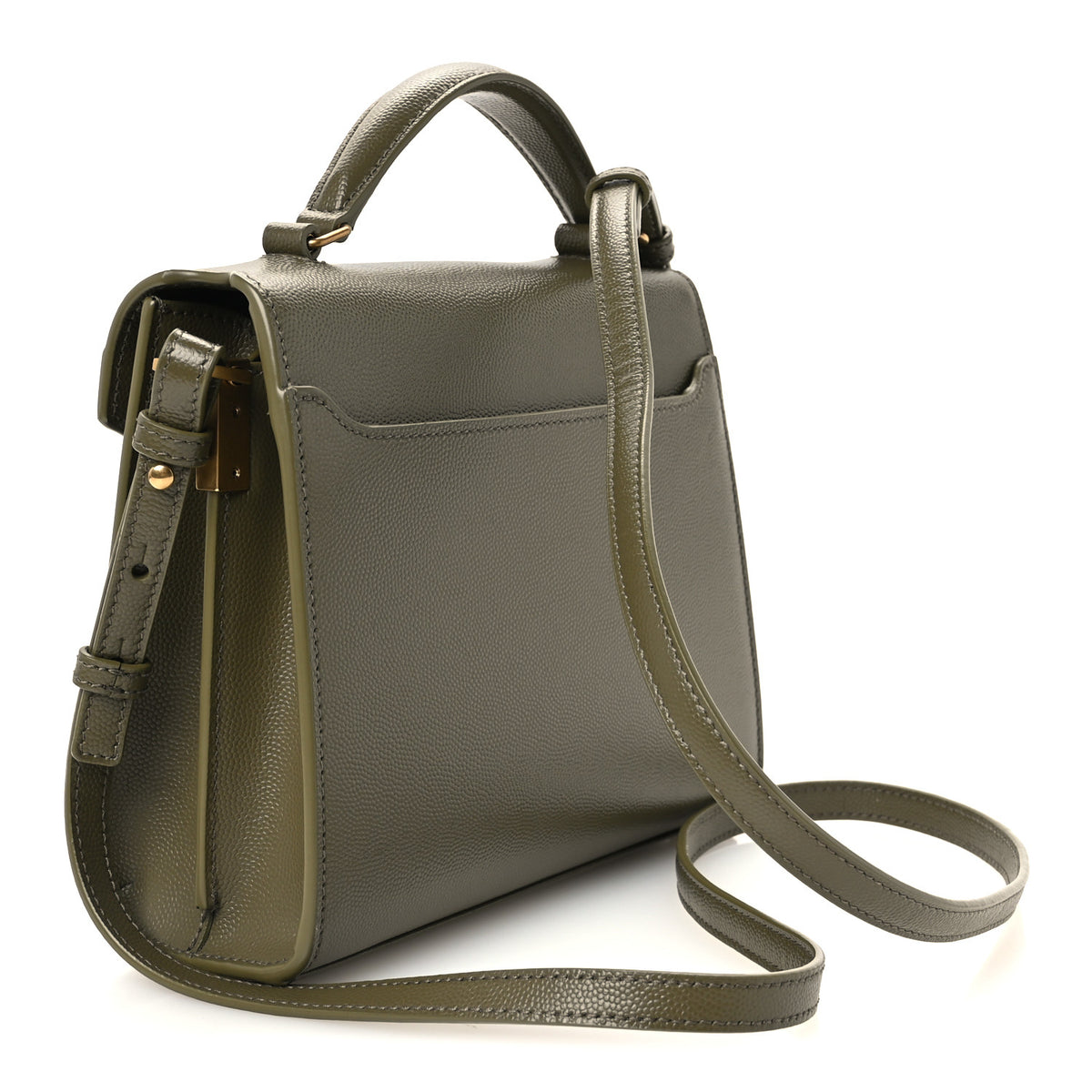 Grain de Poudre Mini Classic Monogram Cassandra Top Handle Olive