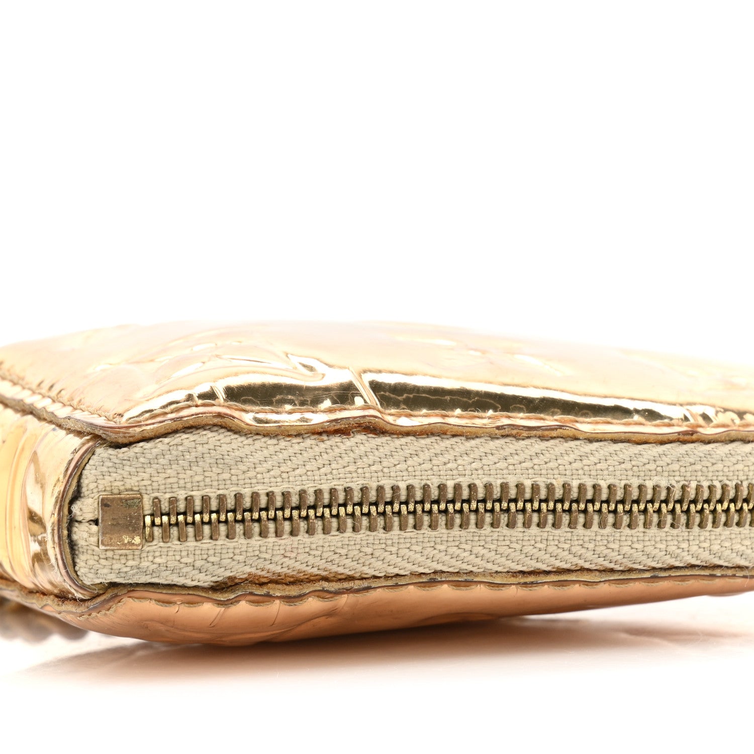 Louis Vuitton Monogram Miroir Heart Coin Purse Gold 7 of 12