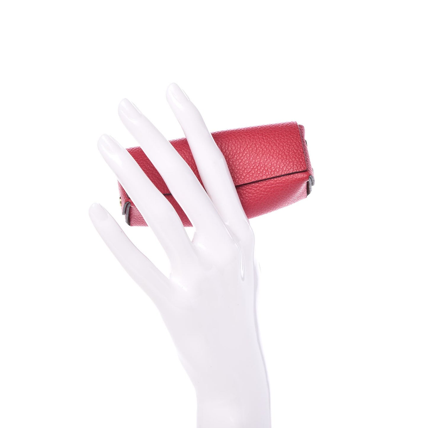 Cuir Rivet Pochette Fuchsia