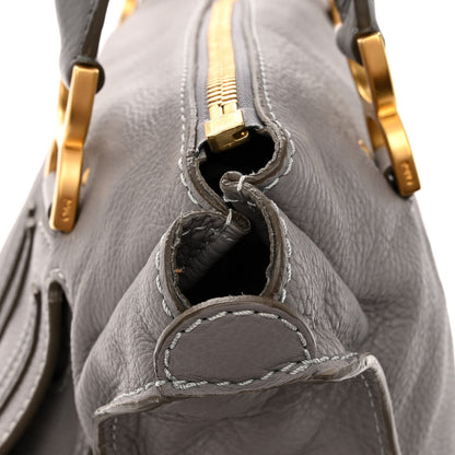 Chloe Calfskin Large Marcie Satchel Cashmere Grey 11 of 11