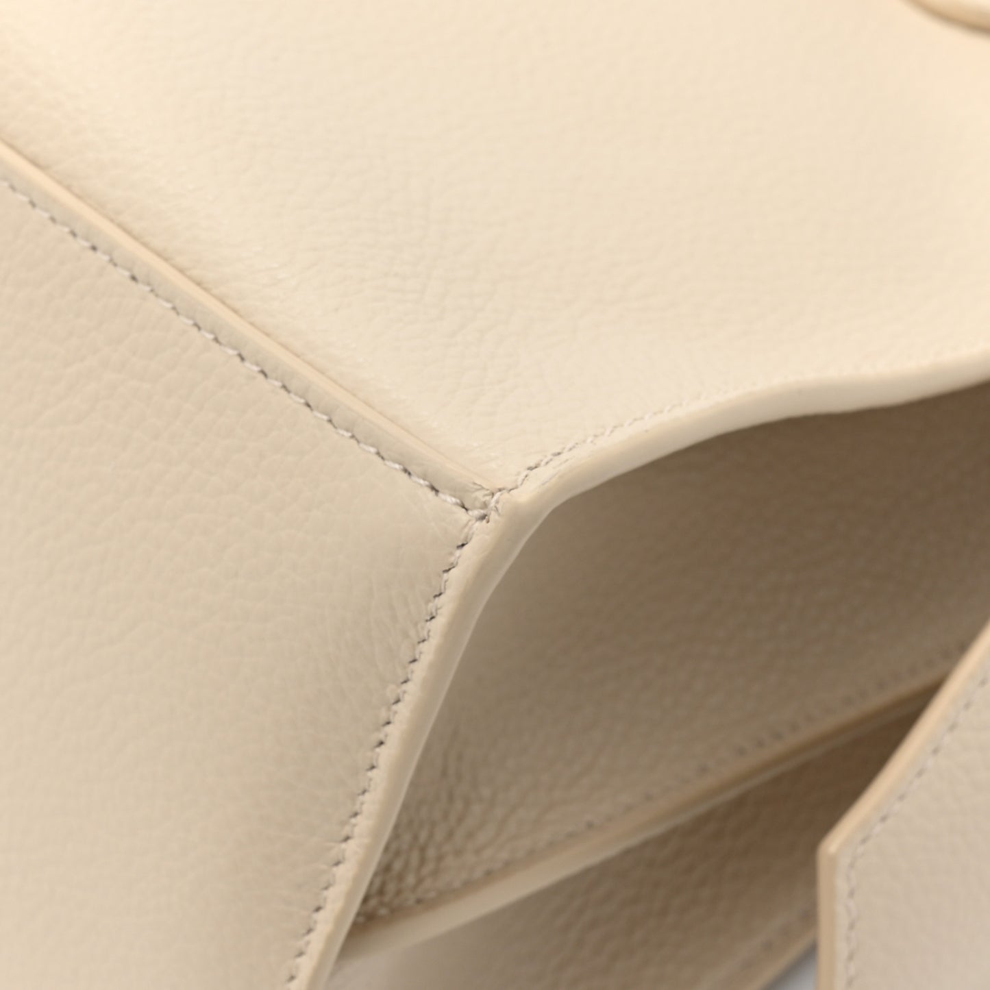 Grained Calfskin Neo Classic Silver Hardware S City Cream