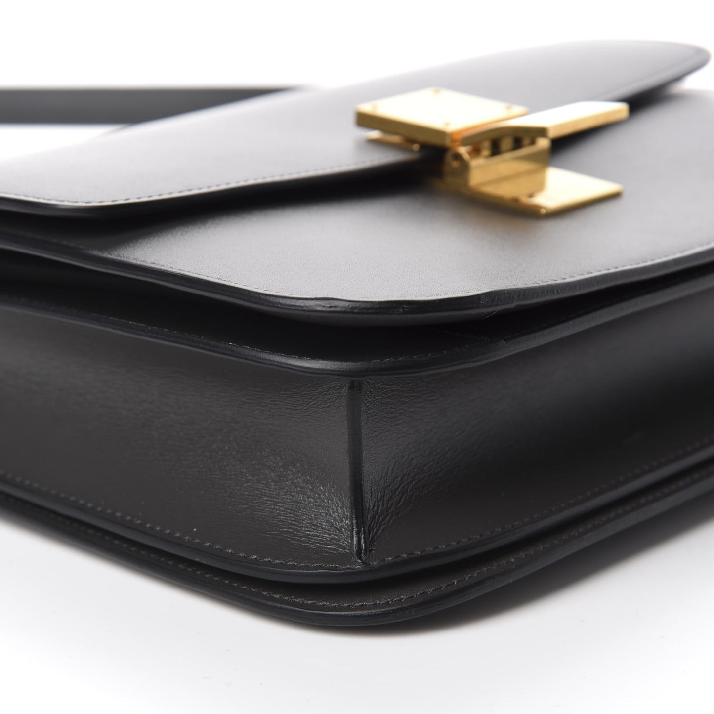Box Calfskin Medium Classic Box Flap Bag Anthracite