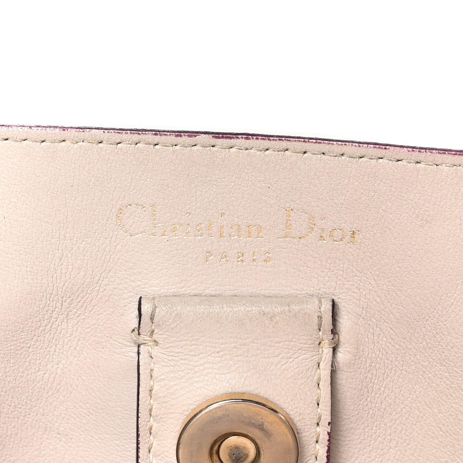 Christian Dior Smooth Calfskin Medium Diorissimo Tote Fuchsia 6 of 9