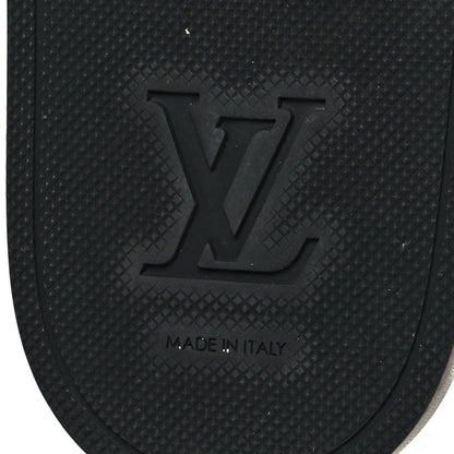 Louis Vuitton Monogram Eclipse Mens Mirabeau Thong Sandals 8.5 7 of 7
