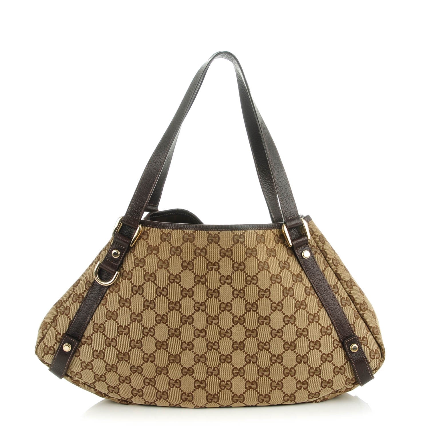 Gucci Monogram Medium Abbey Shoulder Bag Dark Brown 1 of 7