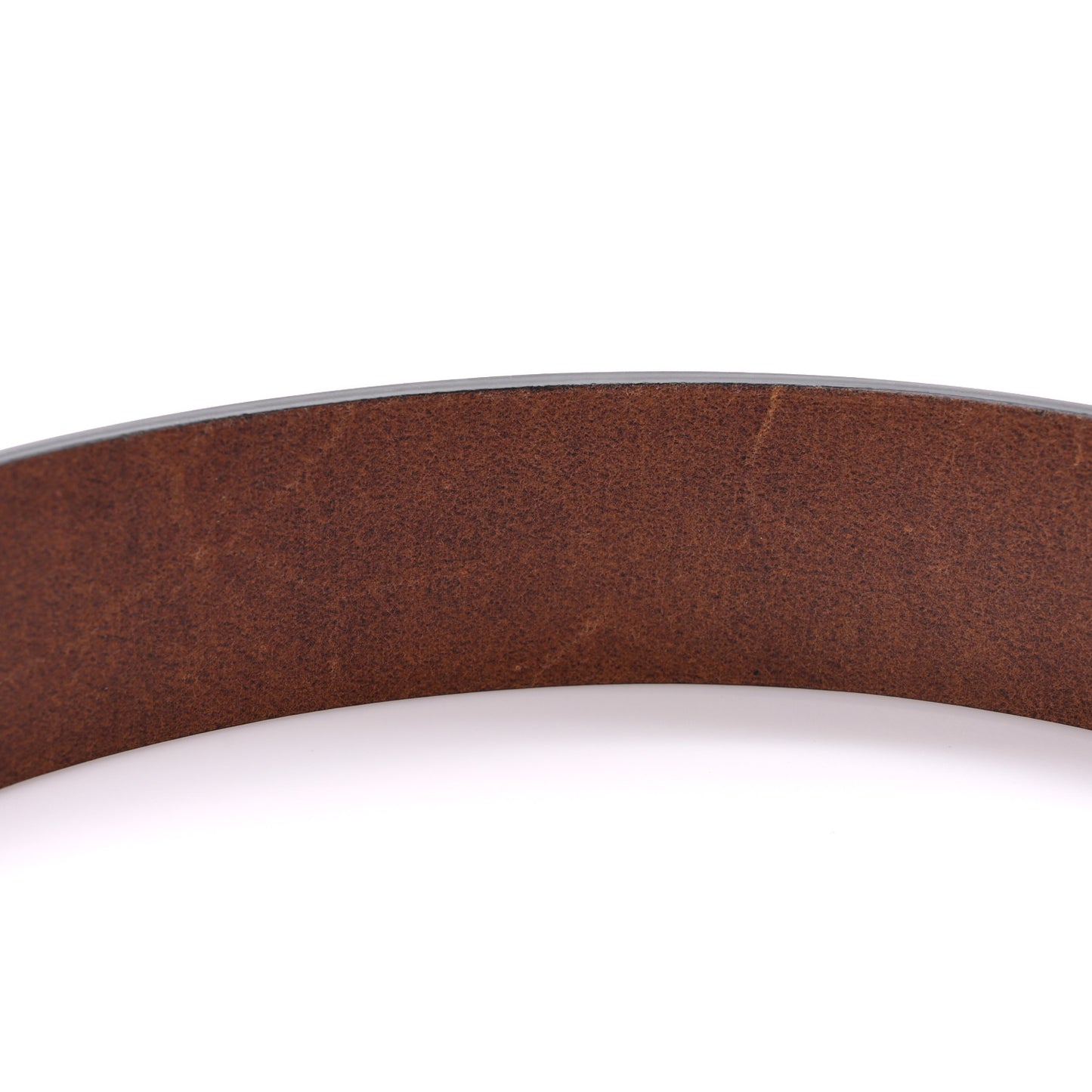 Calfskin Metal Tiger head Buckle Belt 90 36 Brown