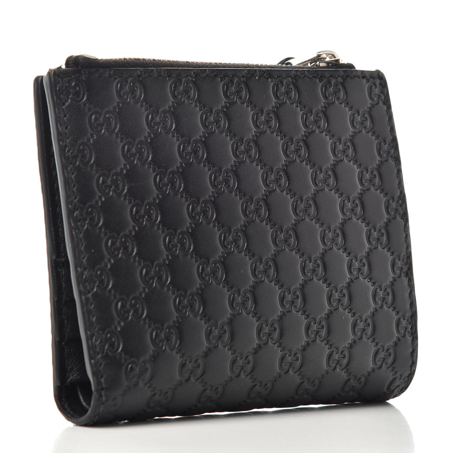 Gucci Microguccissima Snap Bi-Fold Wallet Black 3 of 6