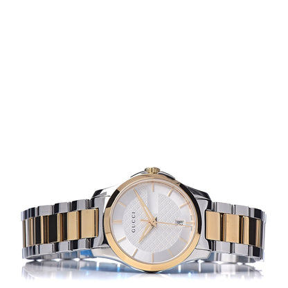 Gucci Stainless Steel 28mm G-Timeless Two Tone Quartz Watch 3 of 7