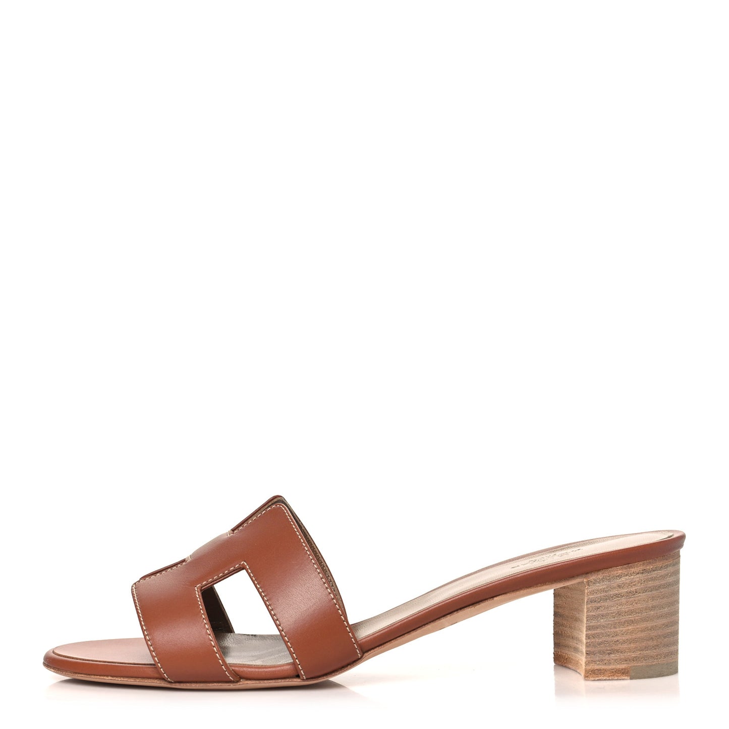 Calfskin Oasis Sandals 40 Gold