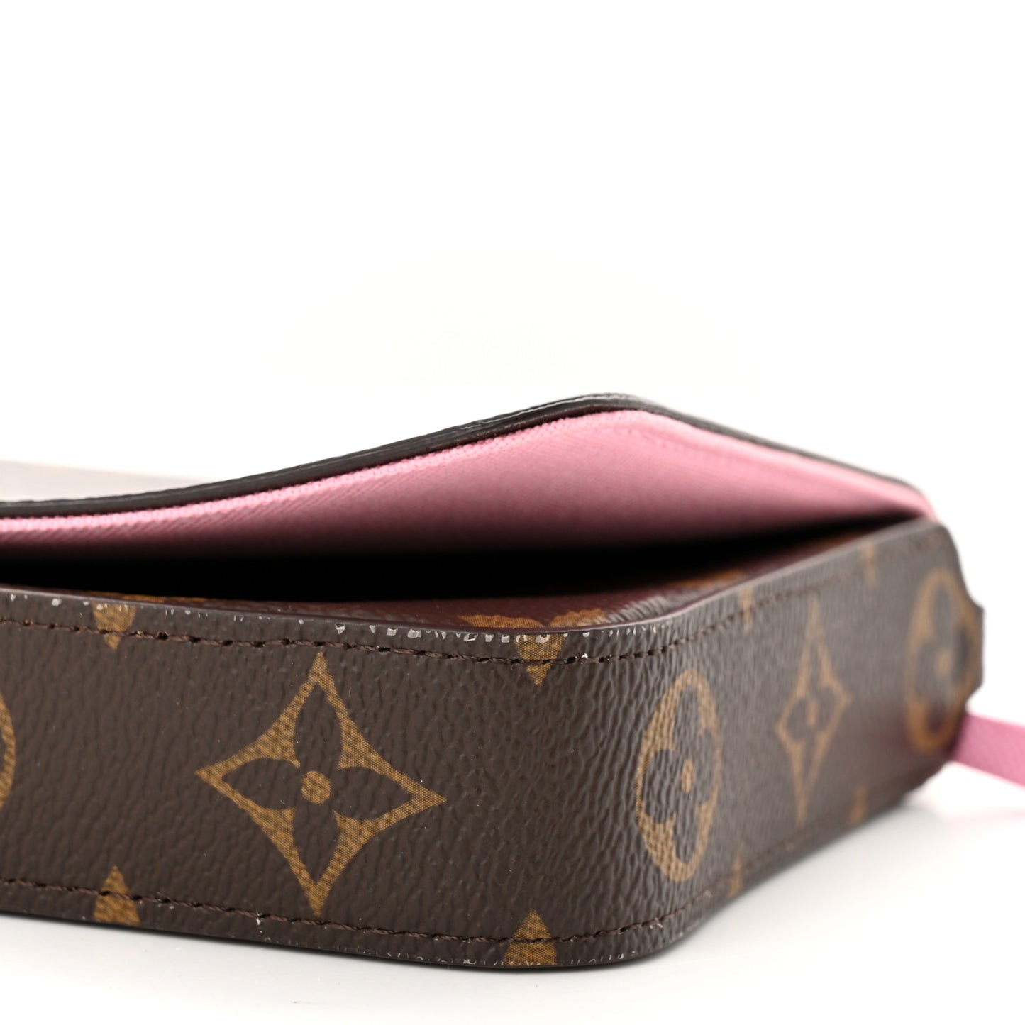 Monogram 2022 Christmas Animation Paris Pochette Felicie Chain Wallet Pink