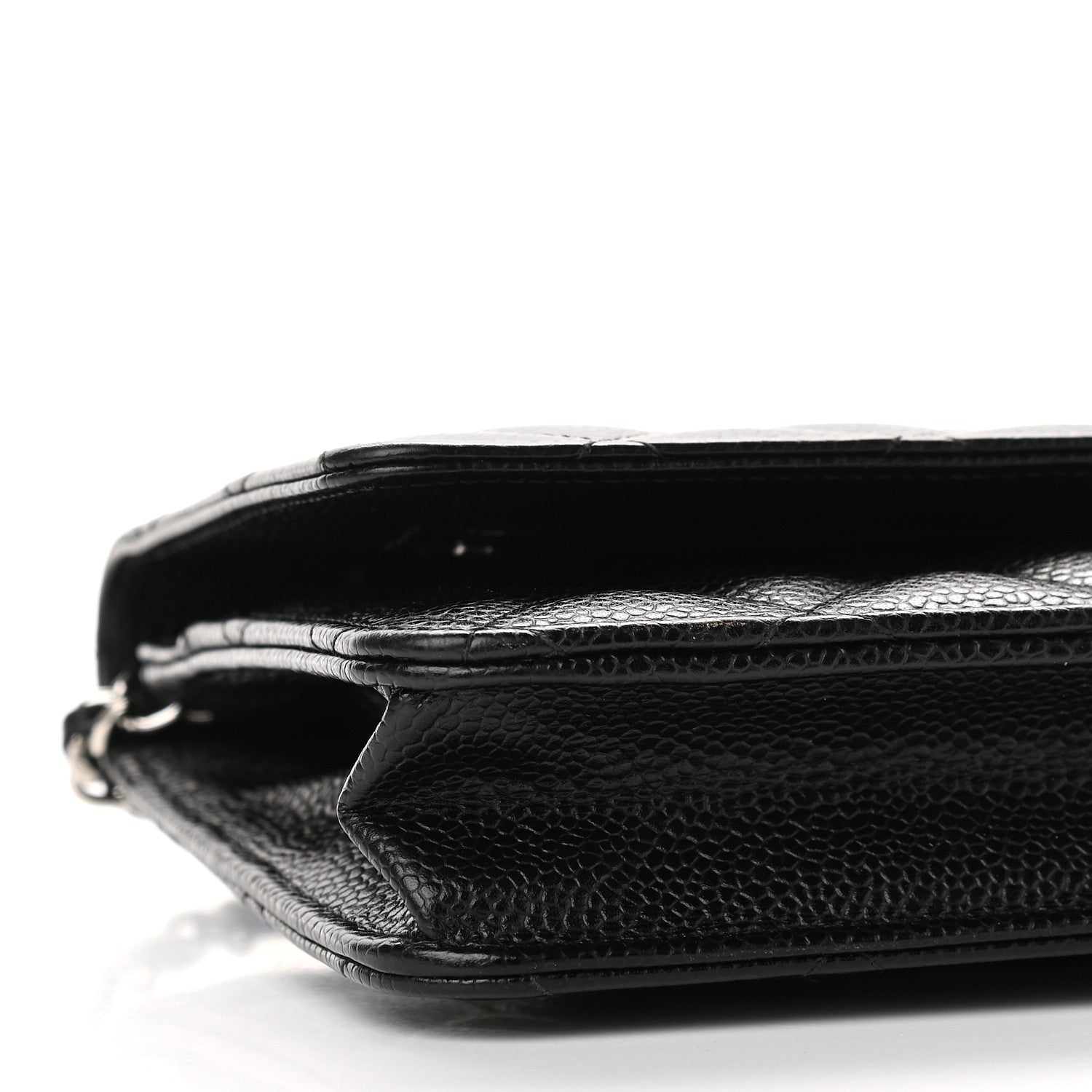 Chanel Caviar Quilted Wallet On Chain WOC Black 9 of 10