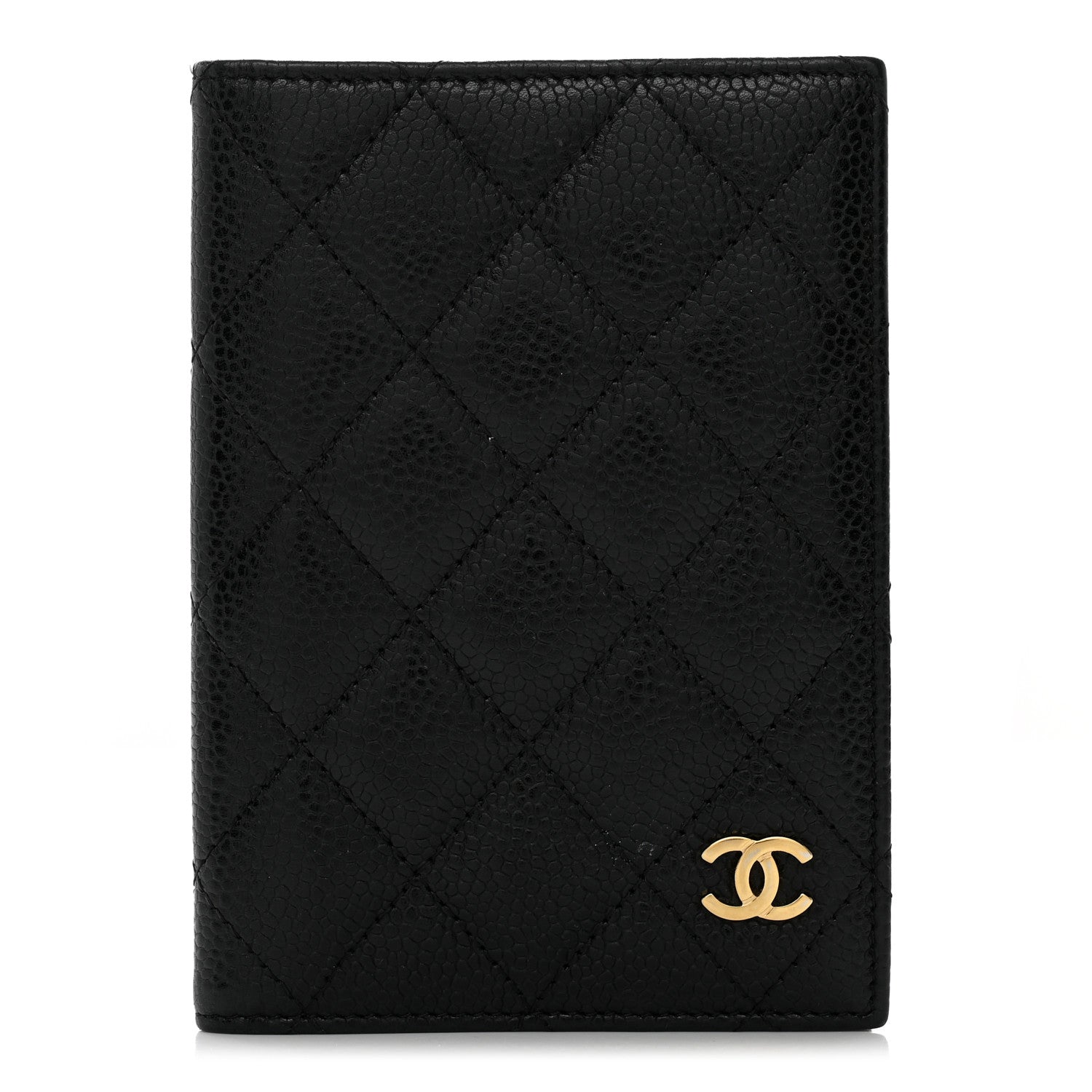Chanel Caviar Quilted Passport Holder Black 1 of 10