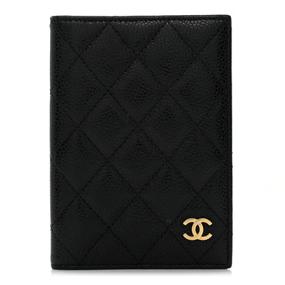 Chanel Caviar Quilted Passport Holder Black 1 of 10