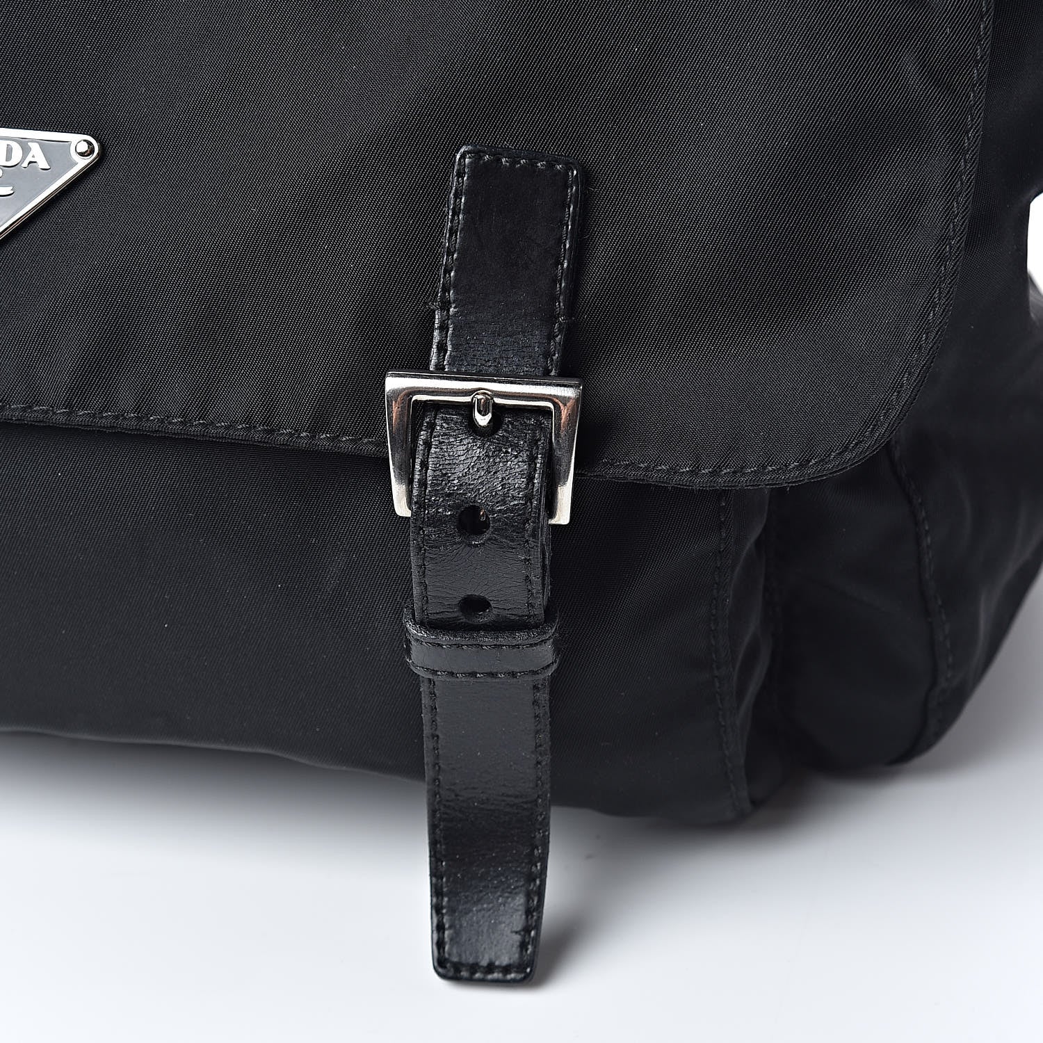 Prada Nylon Vela Sport Messenger Bag Black 9 of 13