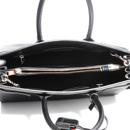 Saint Laurent Grained Calfskin Small Sac De Jour Black 8 of 8