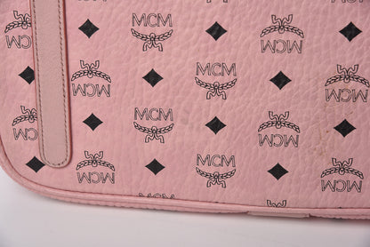 MCM Visetos Medium Liz Reversible Shopper Tote Soft Pink 12 of 21