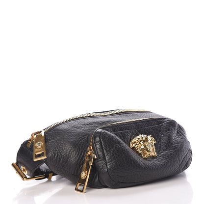 Versace Calfskin Palazzo Medusa Belt Bag Black 4 of 15