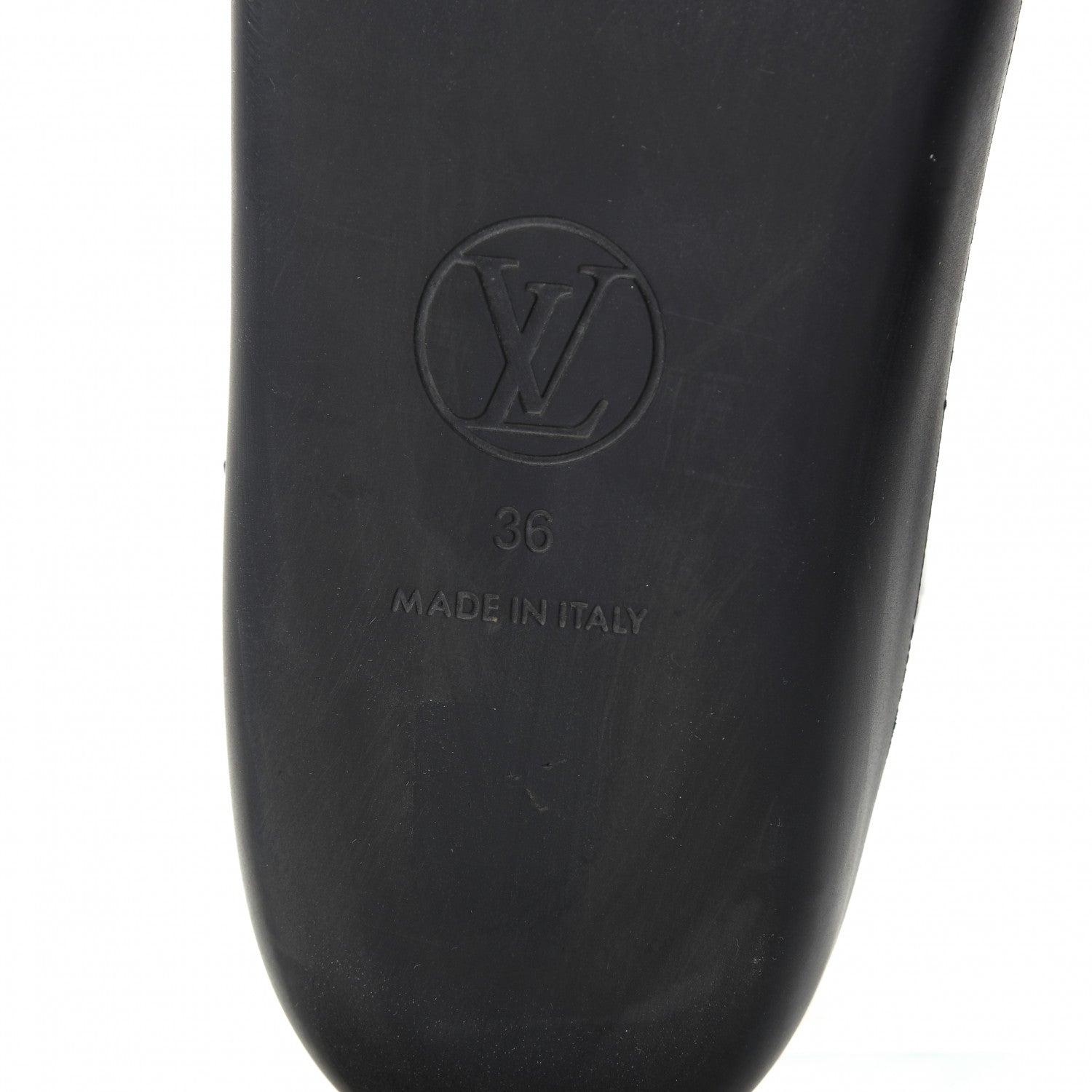 Louis Vuitton Monogram Sunbath Flat Mule Sandals 36 Black 9 of 10