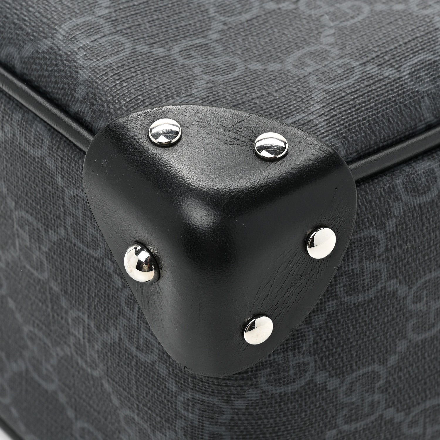 Gucci GG Supreme Monogram Selleria Calfskin Square Messenger Bag Black 11 of 13