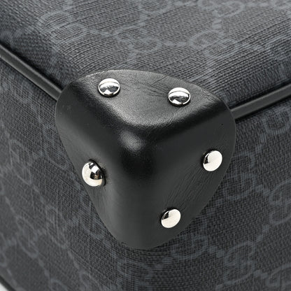 Gucci GG Supreme Monogram Selleria Calfskin Square Messenger Bag Black 11 of 13