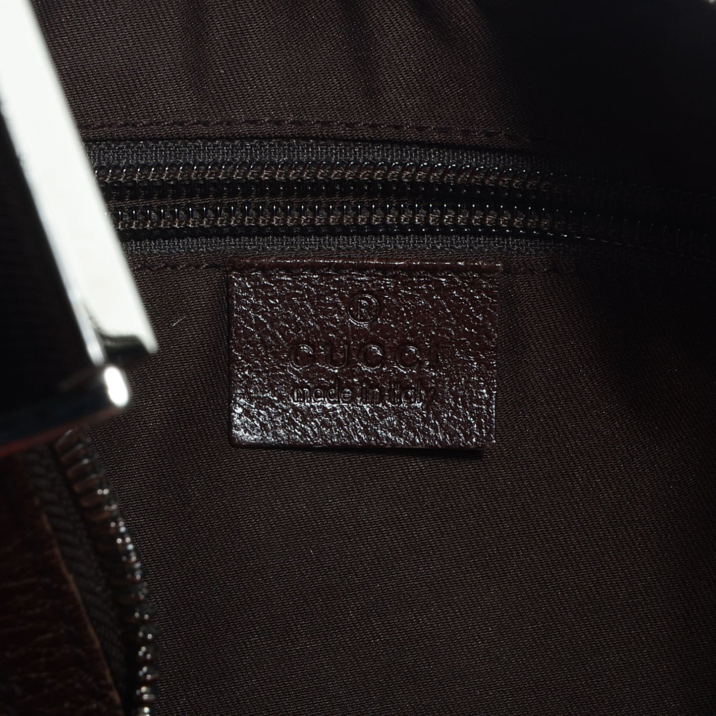 Monogram Medium Half Moon Hobo Dark Brown