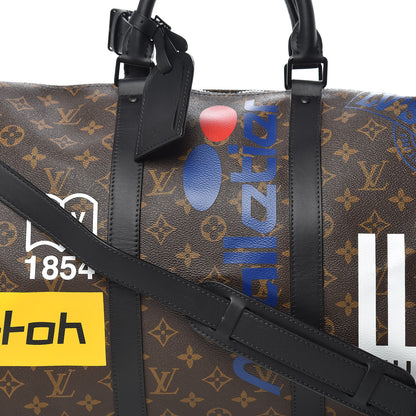 Louis Vuitton Monogram Logo Keepall Bandouliere 50 Marron 9 of 9