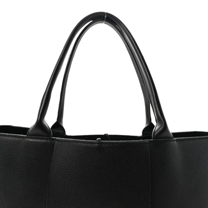 Bottega Veneta Grained Calfskin Maxi Intrecciato Medium Arco Tote Black 7 of 9